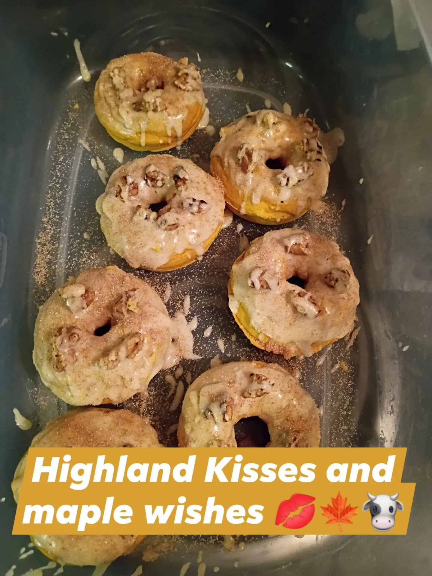 Highland Kisses and Maple Wishes baked treats